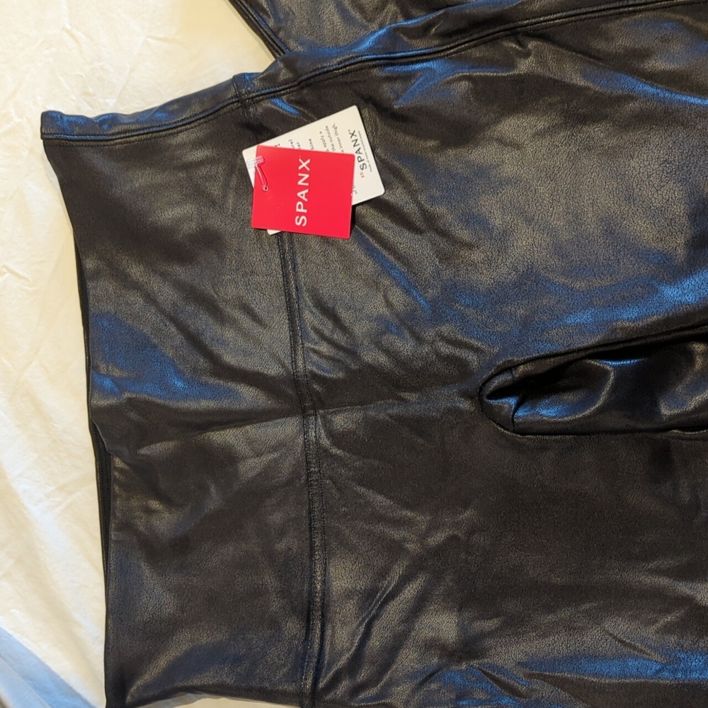 NWT Spanx Faux Leather Leggings